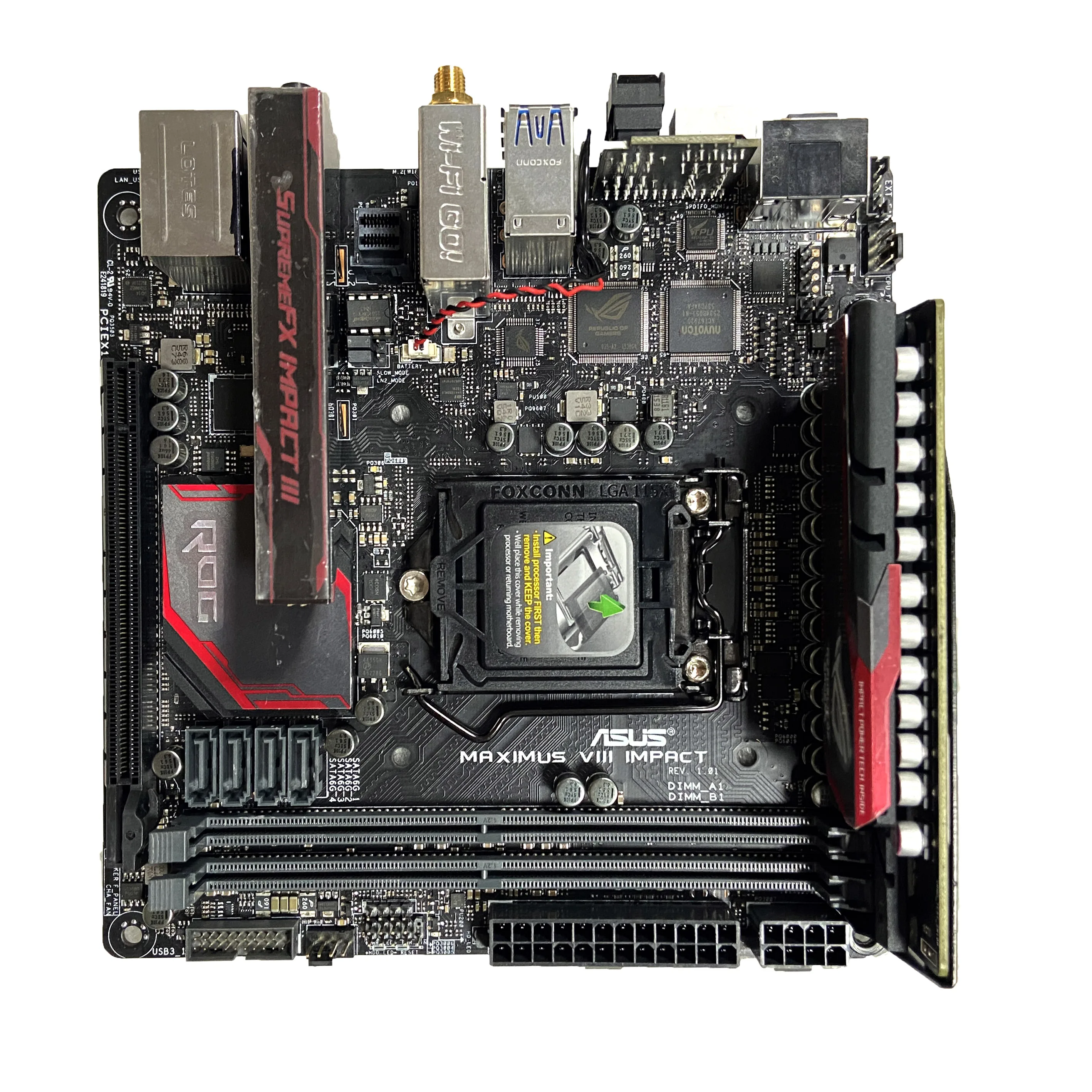 Motherboard MAXIMUS VIII IMPACT with Intel Z170 LAG 1151 DDR4 32GB for desktop computer motherboard