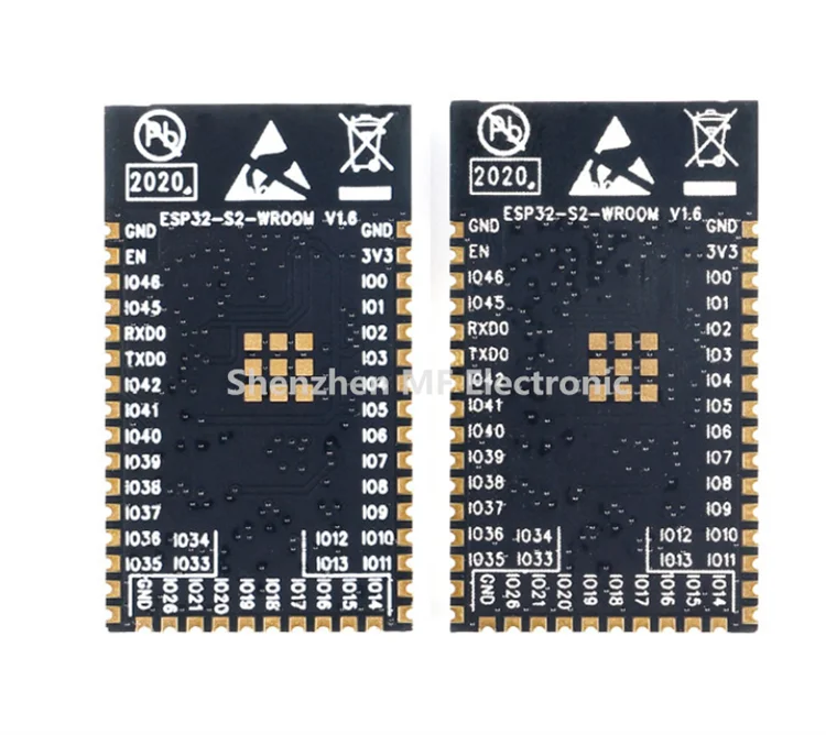 Original New WiFi Module Wireless ESP32-S2-WROOM ESP32-S2 Chip PCB and IPEX Antenna for IoT M2M and Smart Home