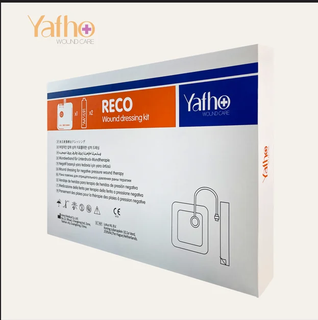 Yafho RECO NPWT System Negative Pressure Wound Therapy System silicone dressing kit