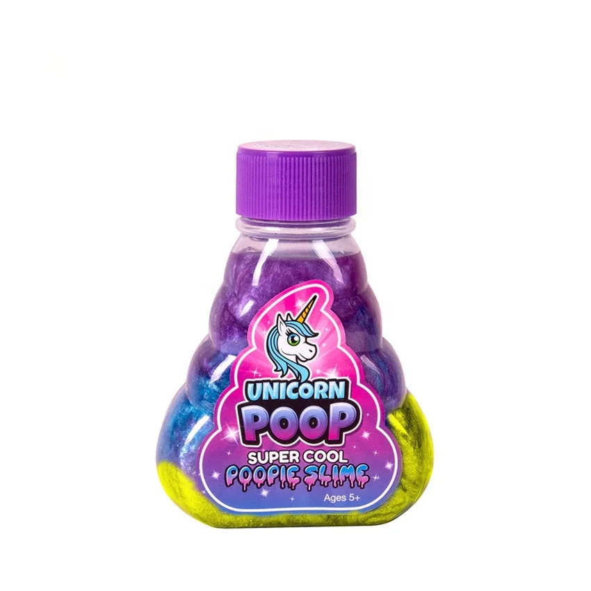 Rainbow Slime DIY Poop Unicorn Clay Mix Rainbow Colors Crystal Mud Jelly Putty Fragrance Light Floam Antistress Party Toys Kid