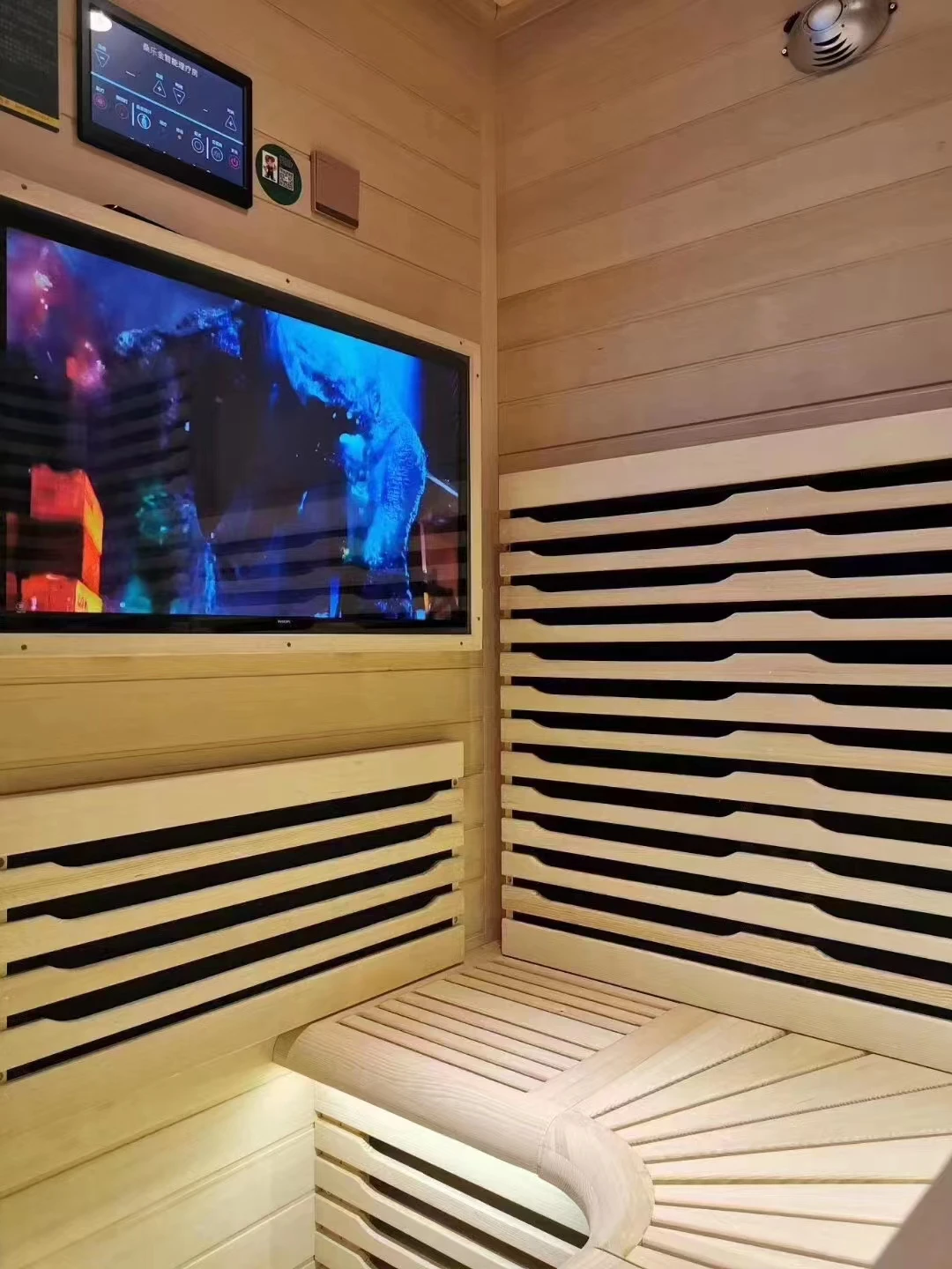 Professional sauna manufacturer luxury design customize indoor/outdoor sauna room with TV