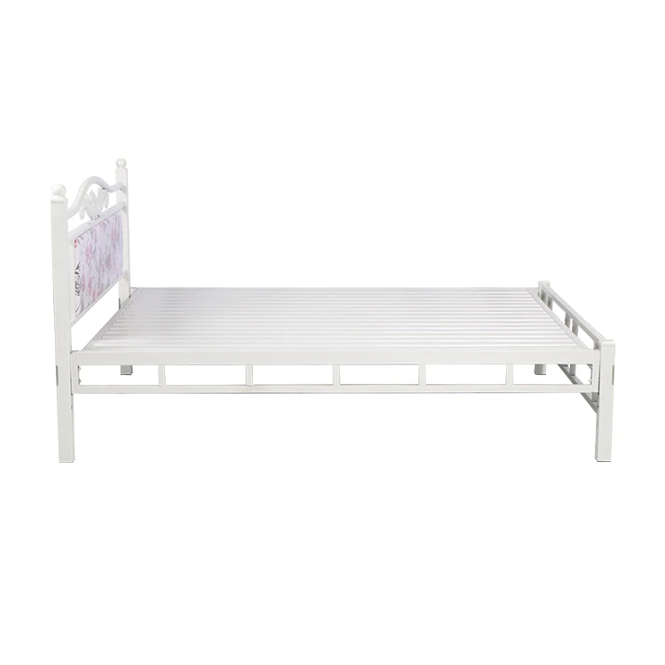 Modern School Cheap Wrought Iron Metal Beds Student Adult Double Deck Frame Bunk Bed