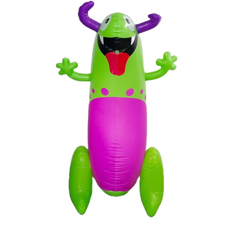 Inflatable toy large size can spray water monster PVC inflatable material wholesale customization