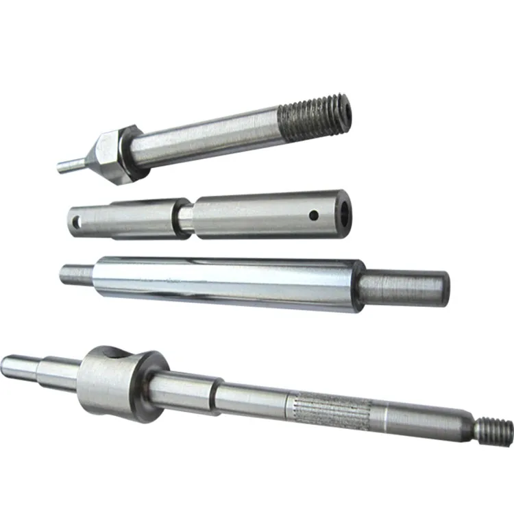 Transmission shaft carbon steel material CNC slant CNC lathe machining surface oil rust