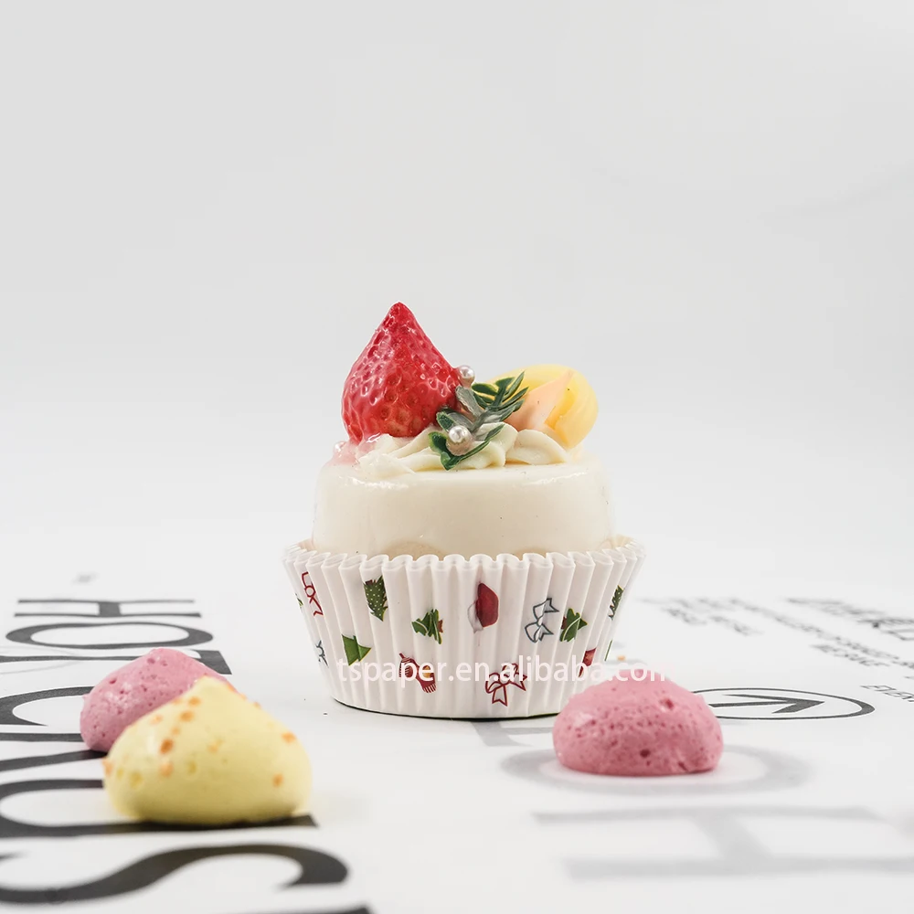 Cheap Wholesale NEATAL Christmas greaseproof  paper cupcake cups disposable muffin baking cup cupcake liners