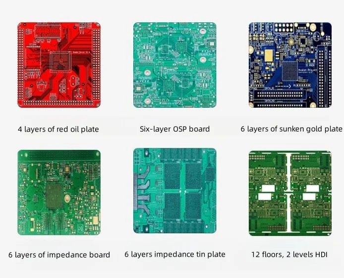 Board FR-4 1.0T white oil OSP process PCB manufacturer controller circuit board pcb