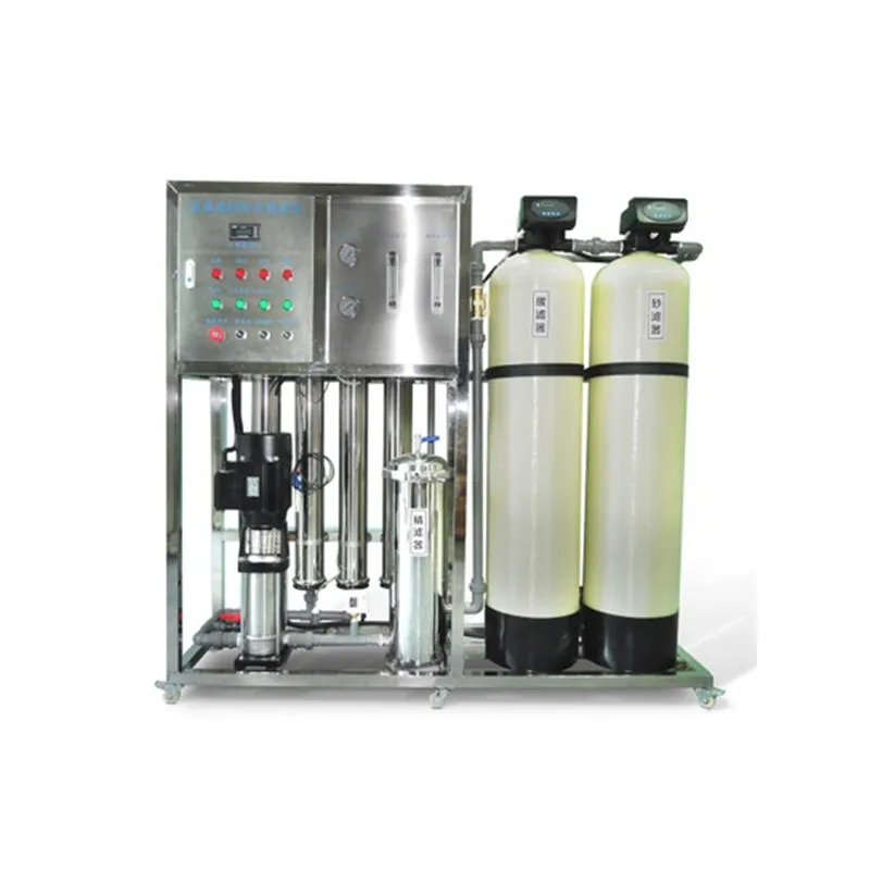 Manual/Auto Control Industrial alkaline RO 500Lph  FRP tank Water Treatment Plant RO Filter Water Purified Drinking  Systems