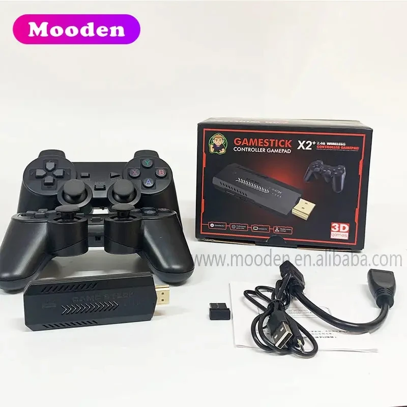 Игровой Стик S GD10 Plus X2 4K HD 30000 игры ретро игровая консоль ТВ игровые палочки для