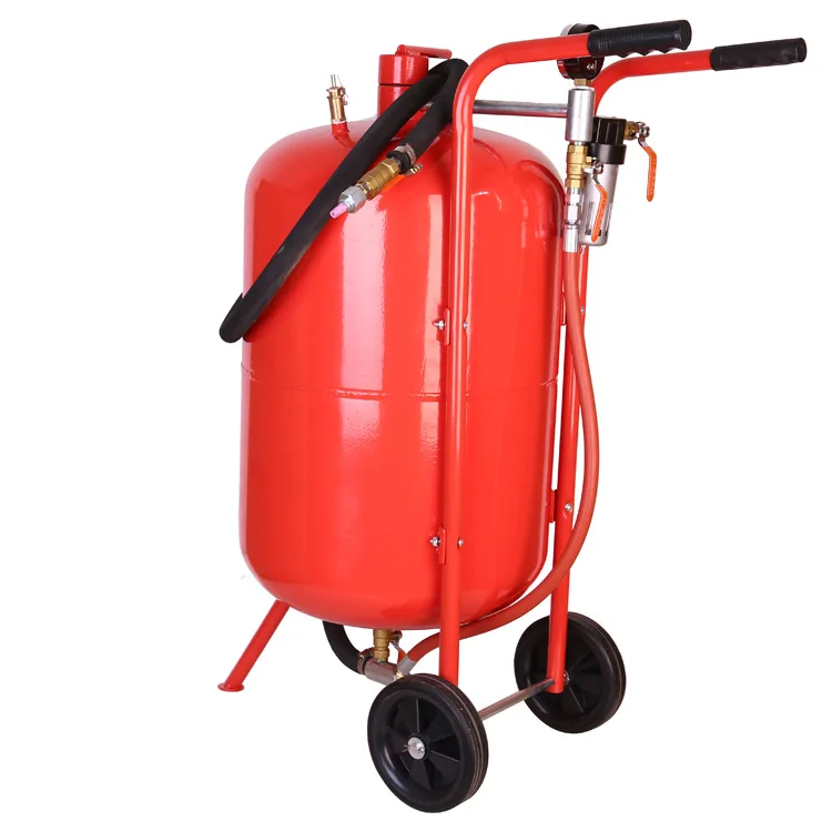 20 Gallon Sandblaster Pot Surface Cleaning Tank Dry Sand Blaster Machine Sandblasting Pot