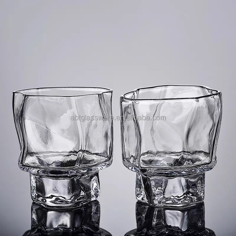 70ml custom logo clear frosted shot glass bullet shot glass souvenir with heavy stem