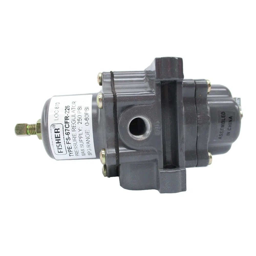 Fishere 67C Series Instrument Supply Regulators 67CFR-225 0-125 PSI SPRING RANGE