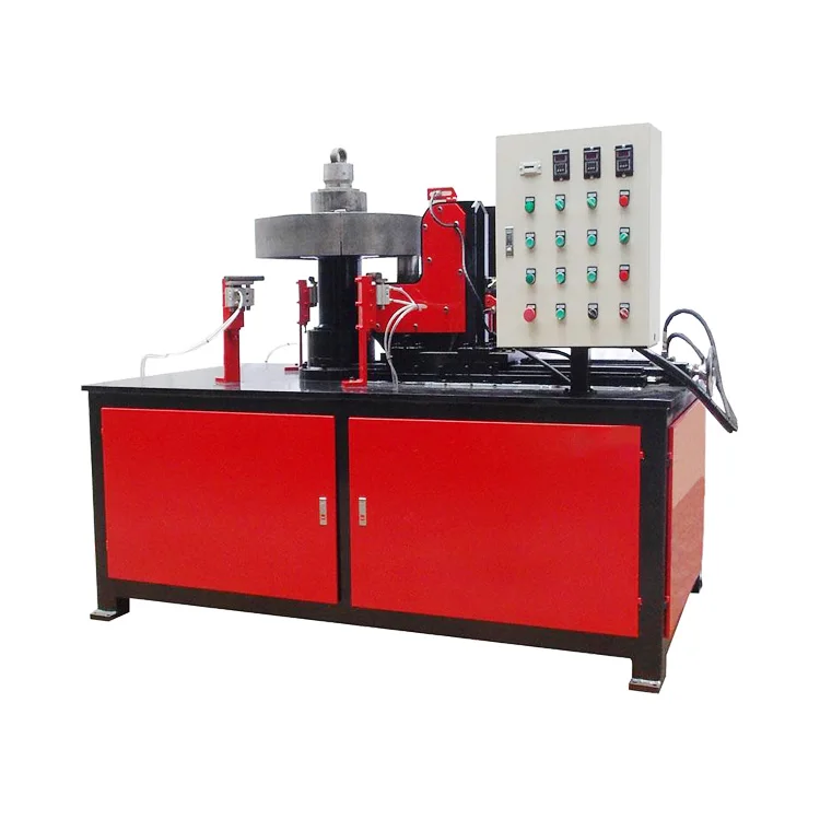 Hydraulic electric fan flange automatic flanging machine