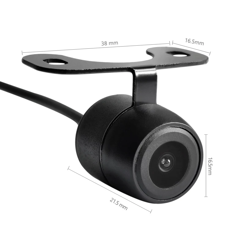 HD night vision IP68 waterproof rear view reversing small butterfly auxiliary reversing camera