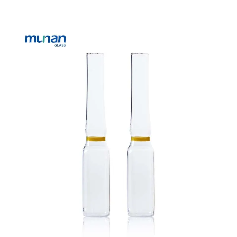 Factory Supply Bulb Shaped C Type 5ml Glass Ampoule For Sale