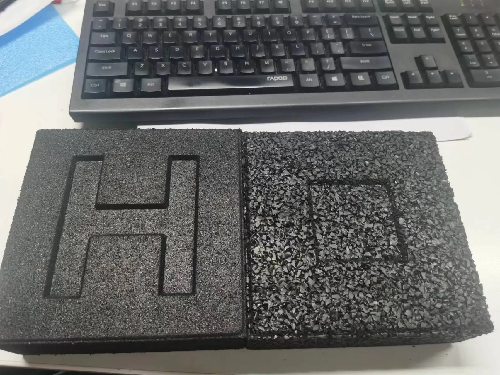 Clocell Square rubber cushioning block punching press quad-corner pad machine mechanical vibration anti-skid pad damping