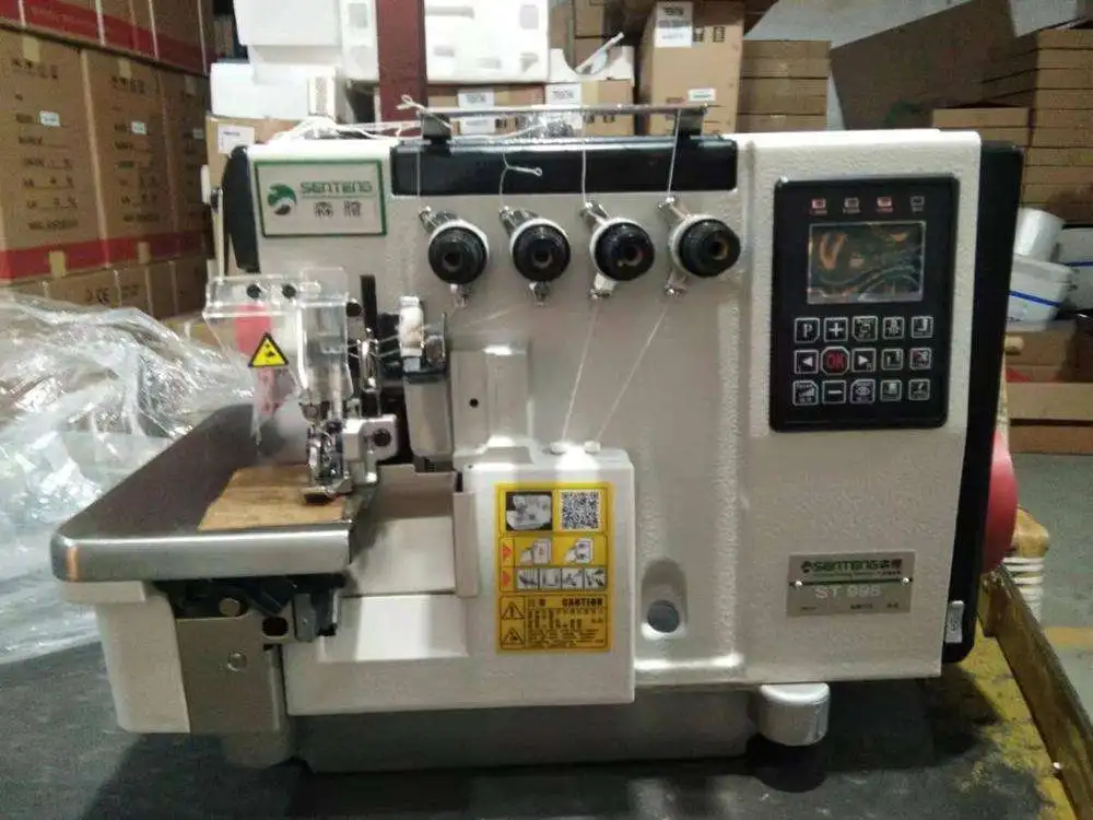 ST 988-4D-EXT Mechatronics Full Automatic Computerized Overlock Sewing Machine