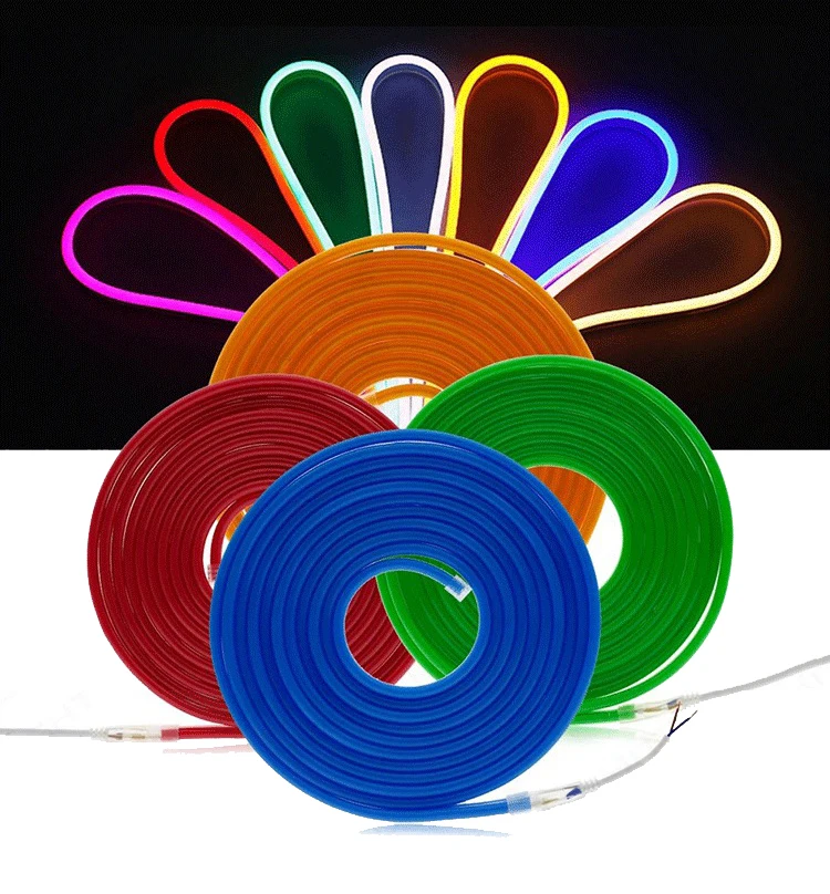 Manufacturer Wholesale LED Neon Rope Lights Flexible Cob Rgb Style 4M 6M 8M 12M 20M Wall Light For Bedroom