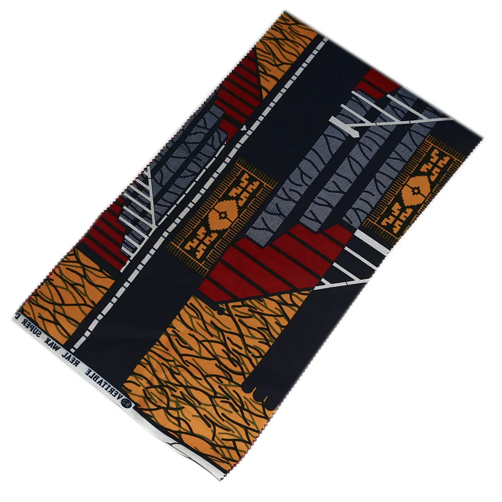 New 100% Cotton Original Real Wax Ankara Fabric African Print Fabric For Wedding Dress Tissue