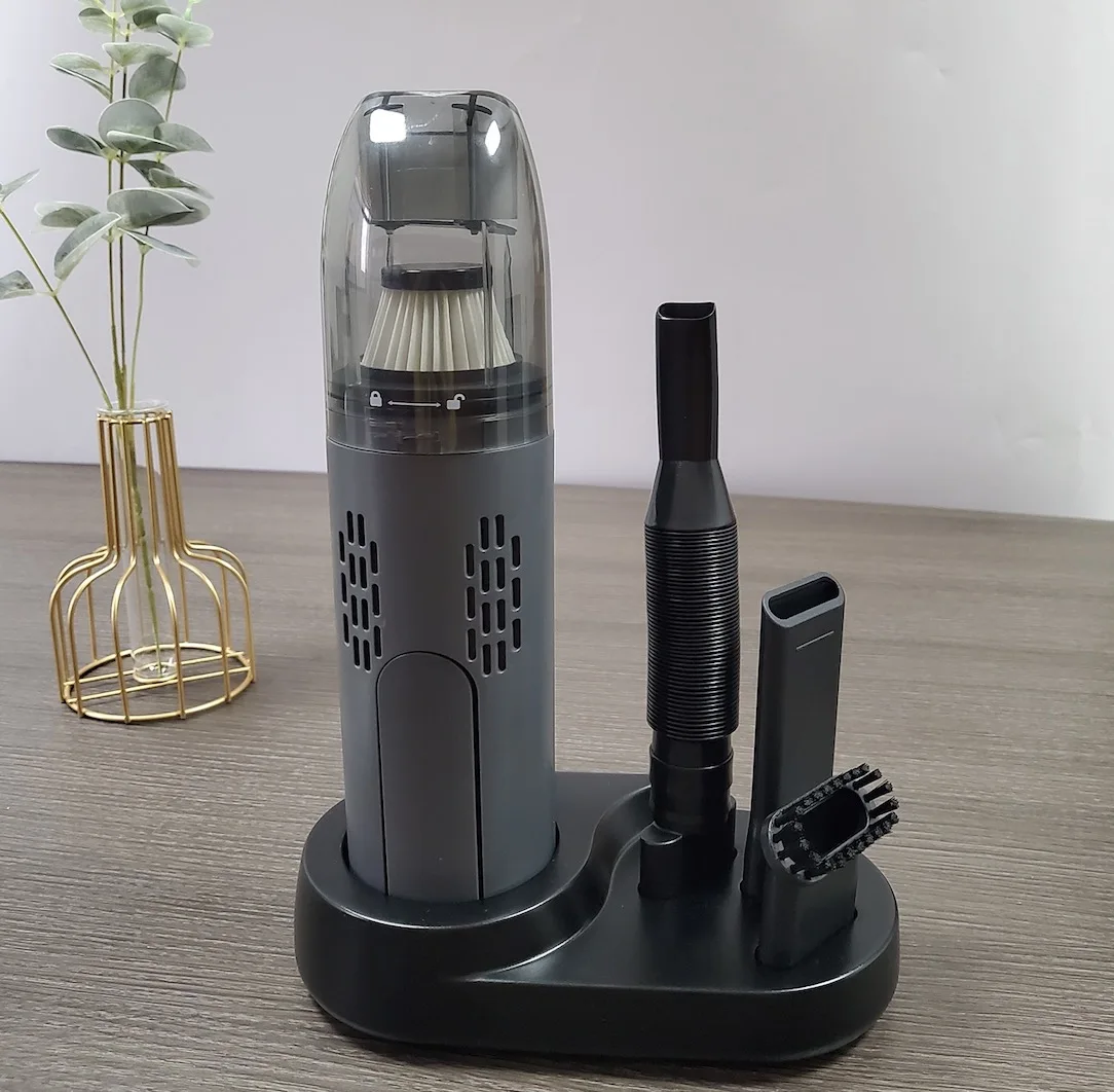 Mini Handheld 12V Car Vacuum Cleaner Wet And Dry Electric High Suction Power Car Interior Vacuum Cleaner