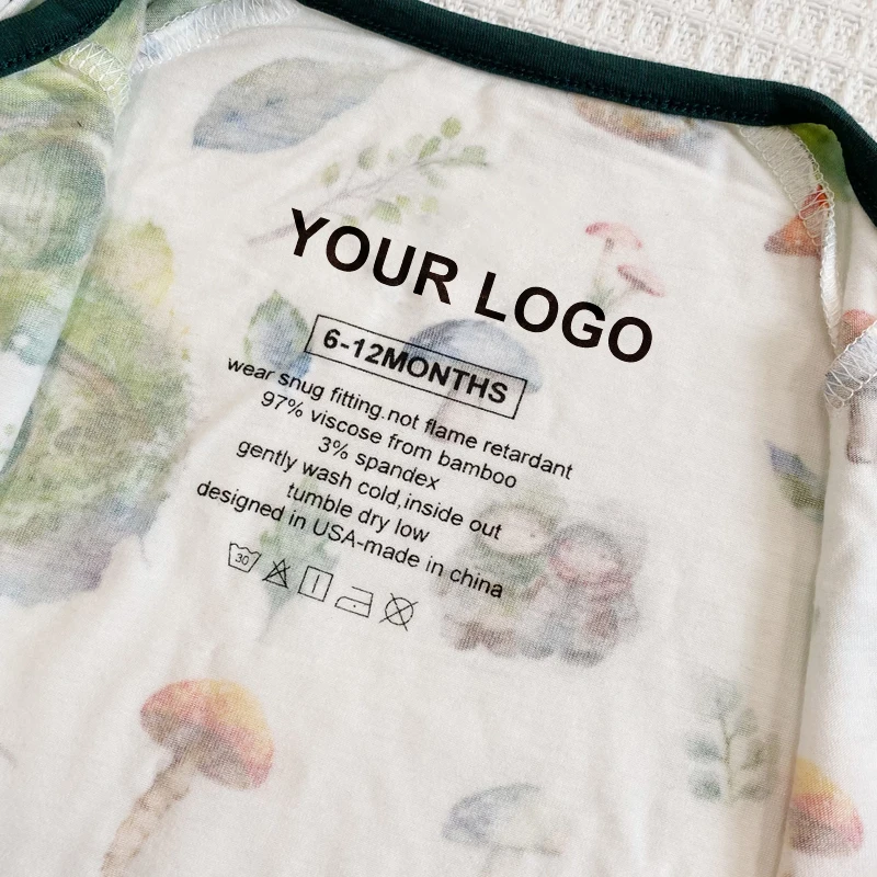 Детский комбинезон из бамбукового волокна, вискозы, спандекса, на молнии