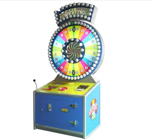 Hotselling Spin N Win Coin Operated Arcade  Amusement Lottery Ticket Game Machine For Sale