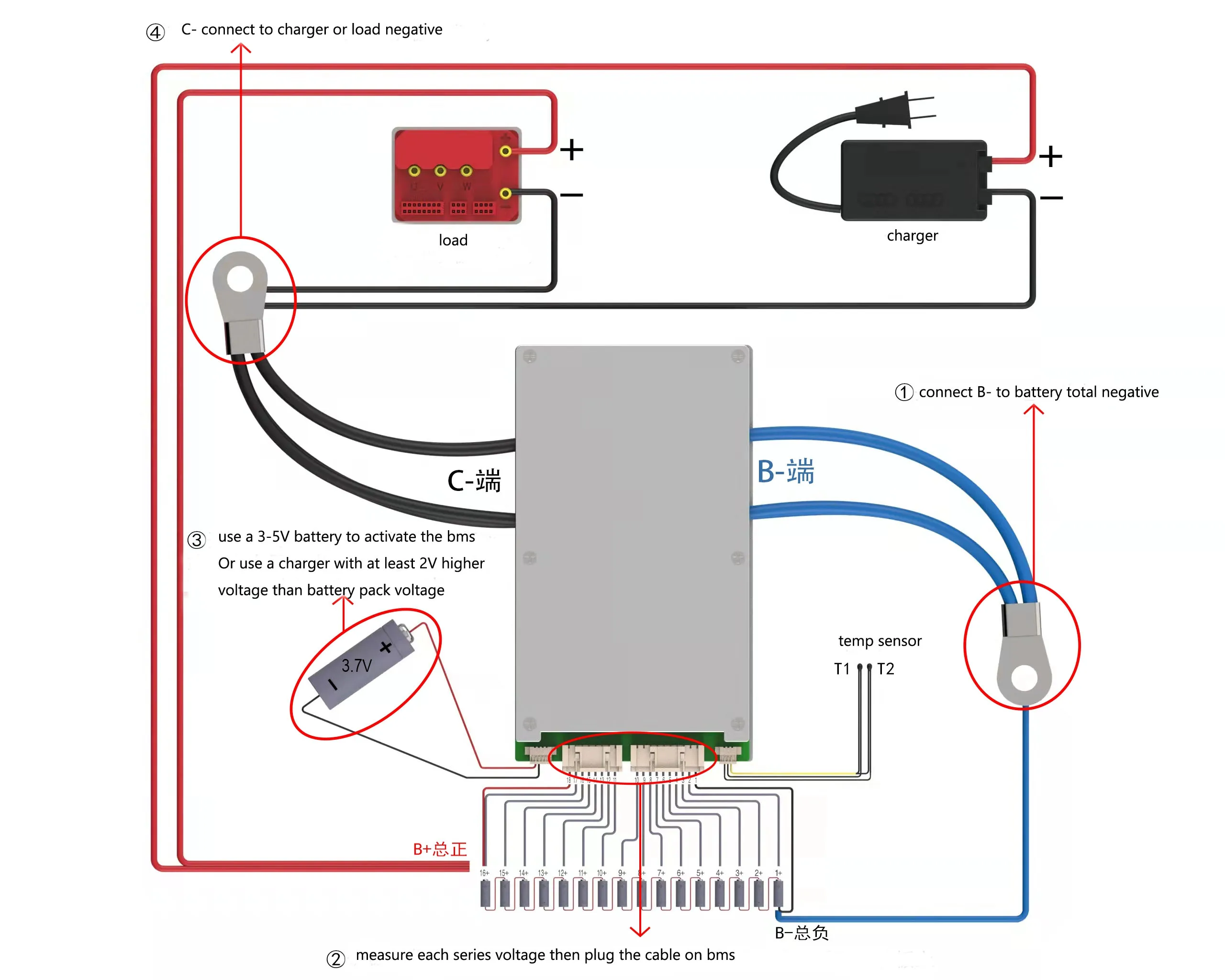 ANT smart BMS 3-4S 7-16S 8-20S 8-22S 10-24S 10-32S 21-30S 17-24S 40A-420A 400A 500A 1050A литиевая батарея системы управления