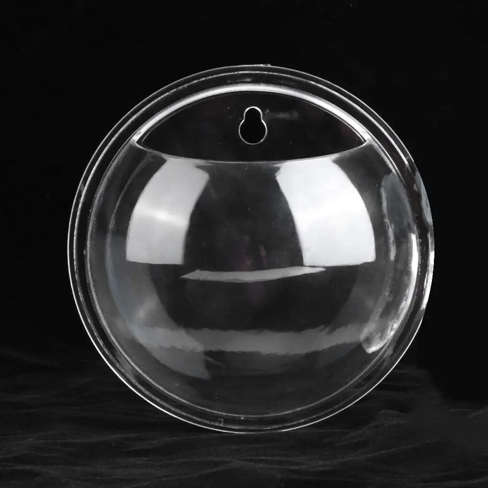 3pcs 29.5cm popular creative transparent acrylic hanging fish tank wall-mounted transparent acrylic flower pot decoration
