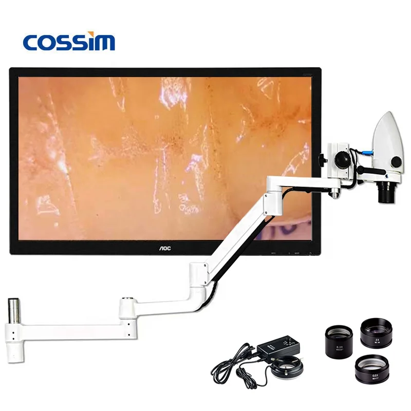 China Popular Portable Operating Dental Microscope Surgical Dental Stereo Microscope Equipment with Built-in Digital Camera