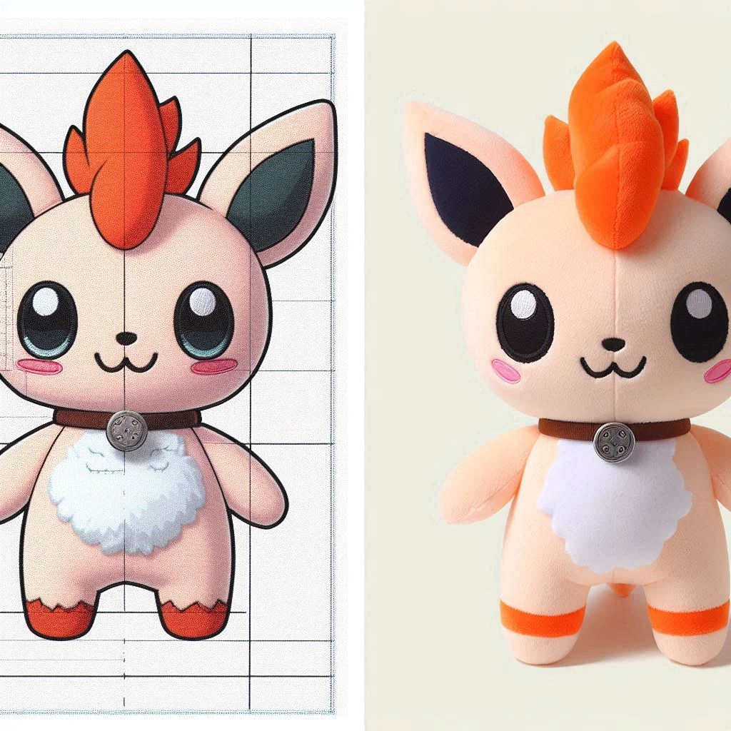 Custom new design popular plushie animal toys cartoon mascot custom shape customized plush toys