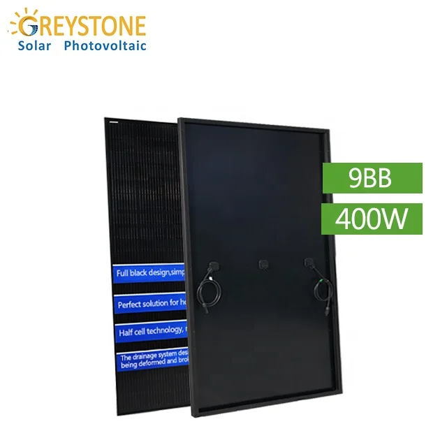 GREYSTONE 400W 72 cell 9bb все черные моно 25 лет гарантии класс высокая эффективность солнечная панель