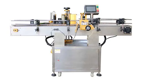 Full Automatic Round Bottle Labeling Machine / Sticker Self Adhesive  Labeling Machine for round can