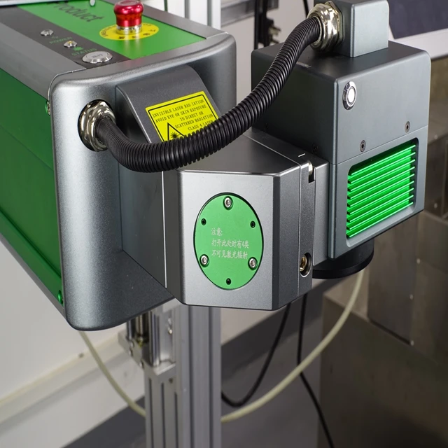 Automatic paging machine laser marking machine data association system