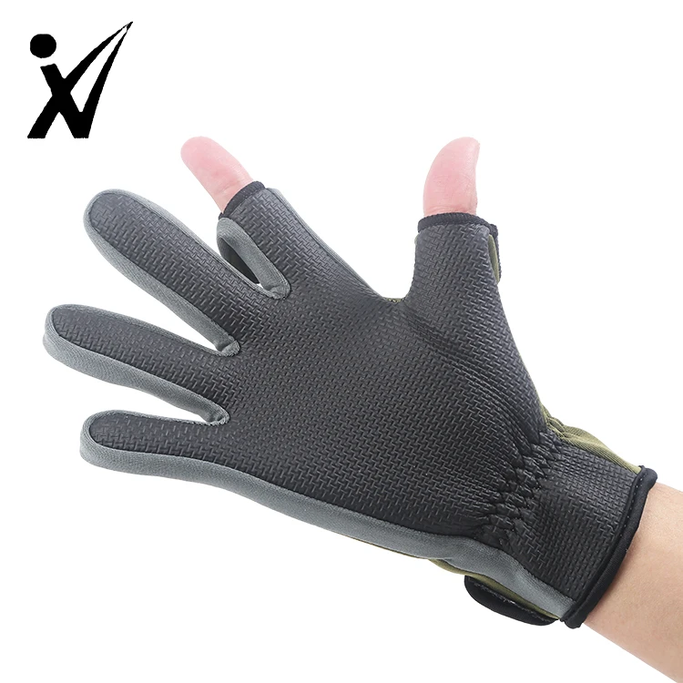  Custom Anti-slip Waterproof Cold Weather Outdoor Activities Gloves Mens Fishing For Winter Boating Kayaking