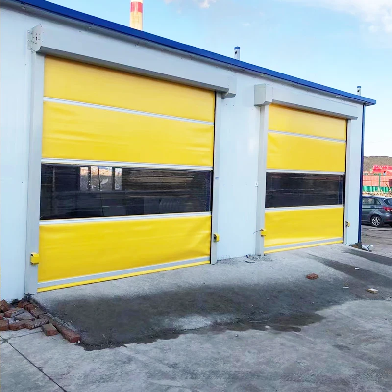 Customized Pvc Industrial High Speed Door Dust Proof Waterproof PVC Curtain Automatic Customized Size Supermarket Others Windows