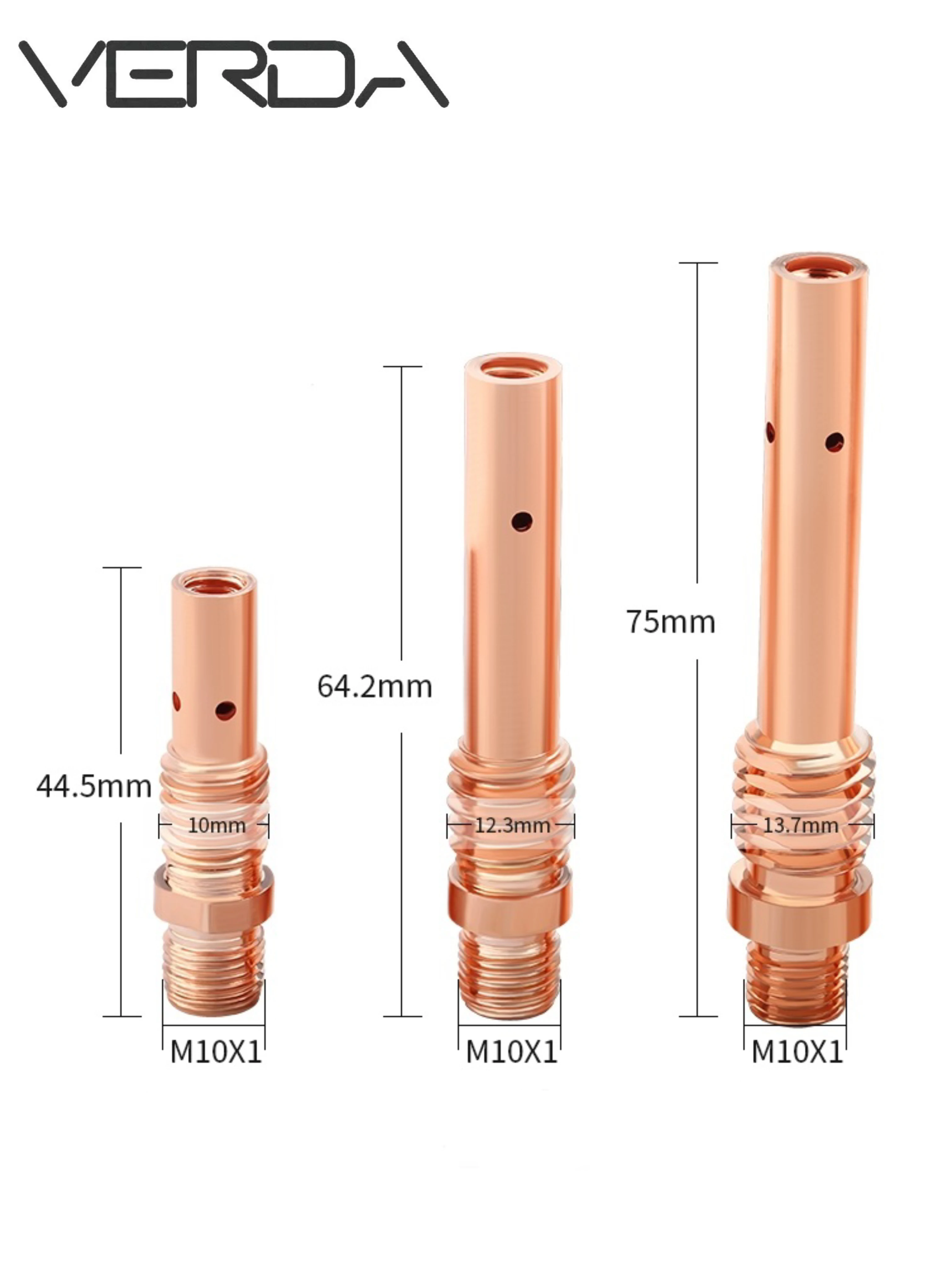 200A 350A 500A Welding Contact Tip Holder China Factory Wholesale Welding Torch Copper Contact Tip Holder