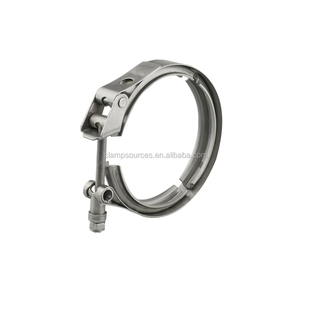 Stainless Steel Heat resistance Duct Hose Clamps Pipe Tube Strong Throat Hoop