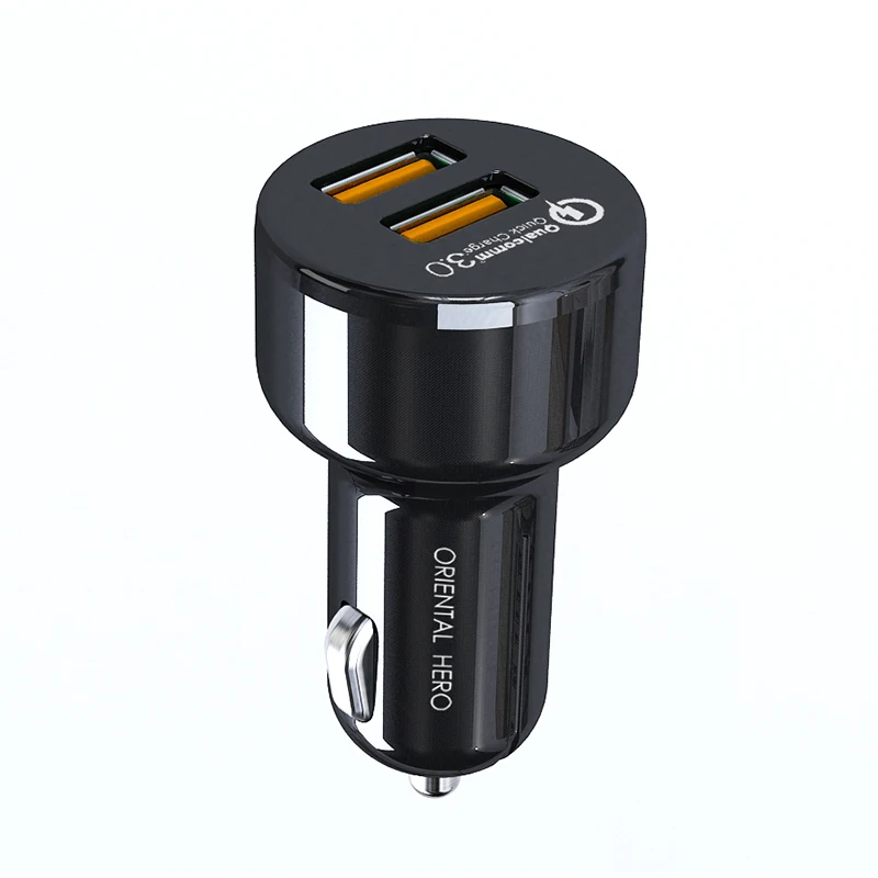 
QC3.0 Dual USB-A Fast Car Charger 