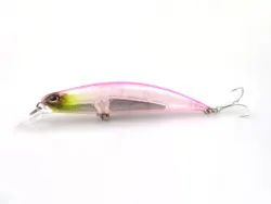 New transparent pink minnow 93mm/13g hard bait fishing sunken minnow mackerel fishing minnow bait