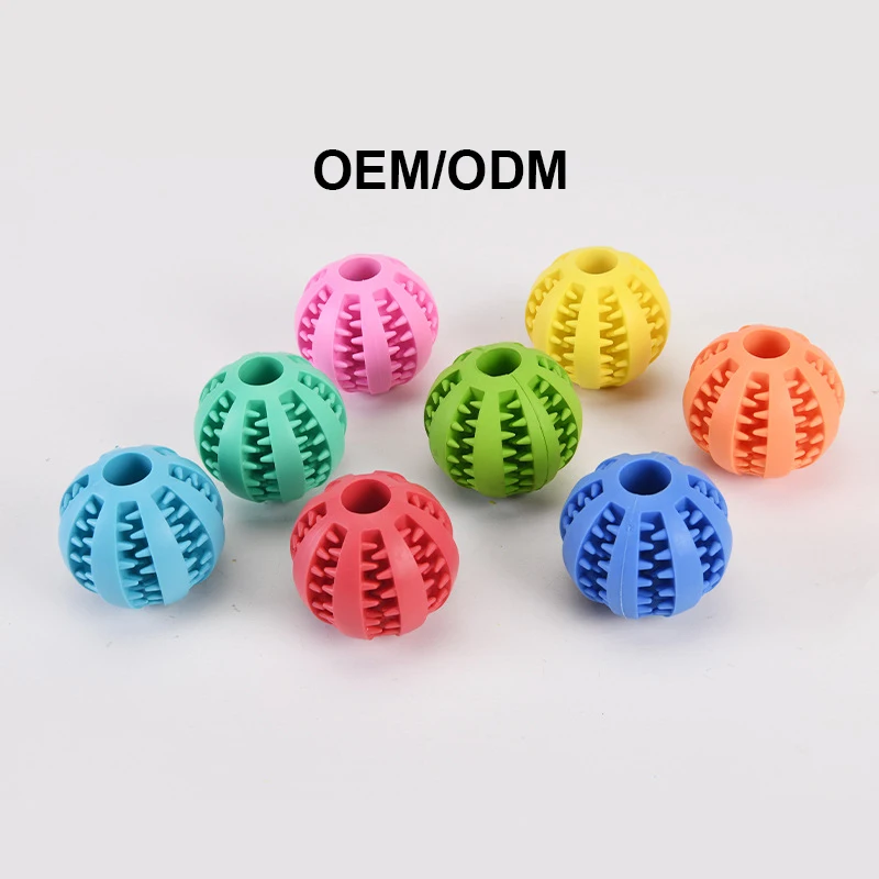 OEM silicone manufacturers Custom interactive pet toys Rolling Dog slow feeders Chew pet Pet Dog Treat Dispenser Toys