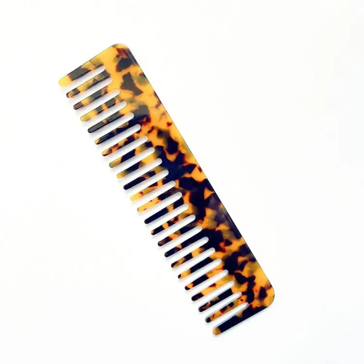 Красивая мраморная щетка для волос, красочная ацетатная Расческа для парикмахерской