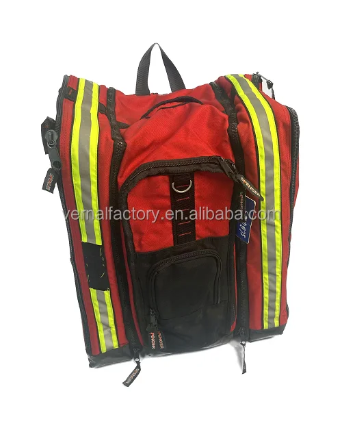Firefighter Rescue Duffel Fireman Paramedic Medical backpack Fire Fighter Turnout Gear  Bag multi-Pockets backpack fireproof