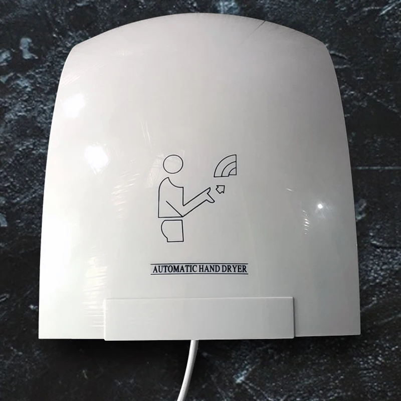 WZUMER Toilet Bathroom Commercial Mini Electric ABS Plastic Sensor Home Automatic Hand Driers Jet Air Top Hand Dryer