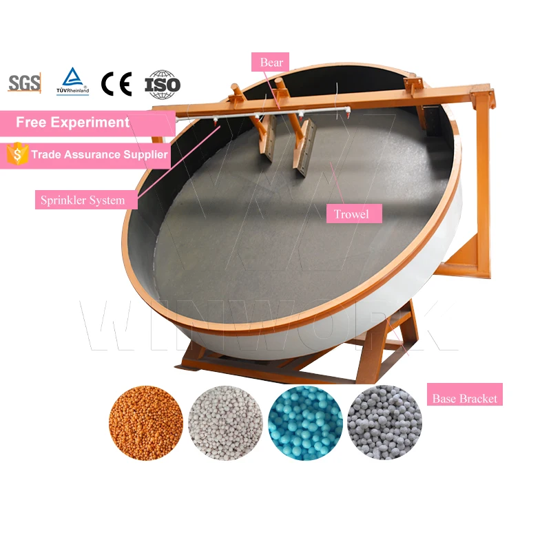 WINWORK Bentonite Granulator Cat Litter Granulator Cat Litter Machinery Cat Litter Making Machine Disc Granulator