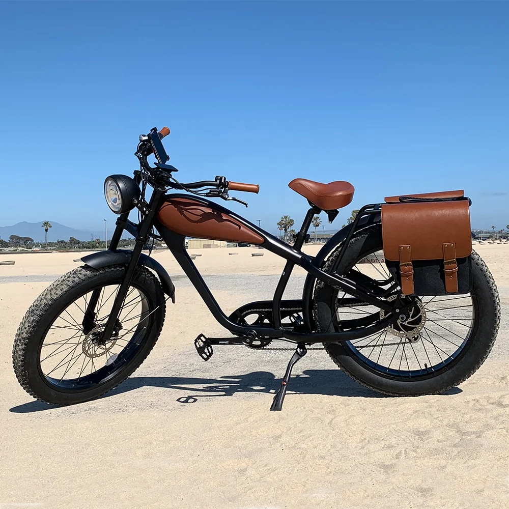 OEM 250w 500w 750w 1000W 36v 48v 52v Hub Motor Lithium Battery Vintage Chopper Fast Electric Ctiy Road Bike