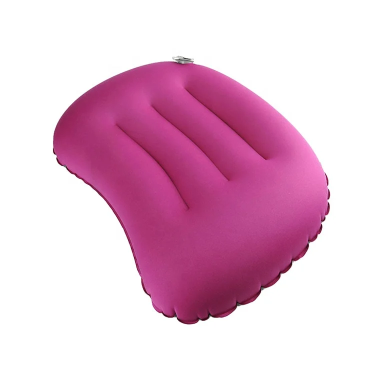 Unique Design Hot Sale Folding Cushion Back Support Air Inflatable Travel Back Pillow