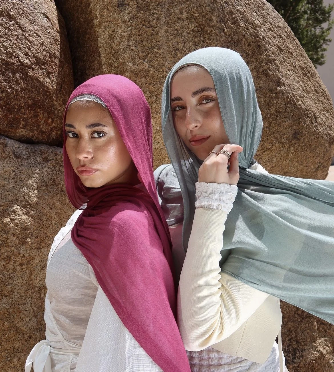 Australia Plain Viscose Modal  Hijab Scarf Double Stitching Breathable Light Weight Shawl Scarf Muslim Women