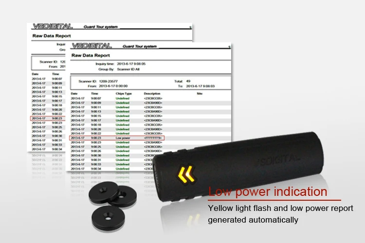 
V1 RFID Guard Tour Patrol System with Free Cloud-based Software 