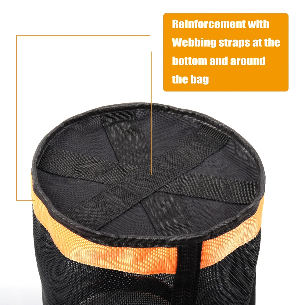 Horse Feed Bag Heavy Duty Nylon Mesh Grain Feed Bag Adjustable Breathable Feed Rite Bag