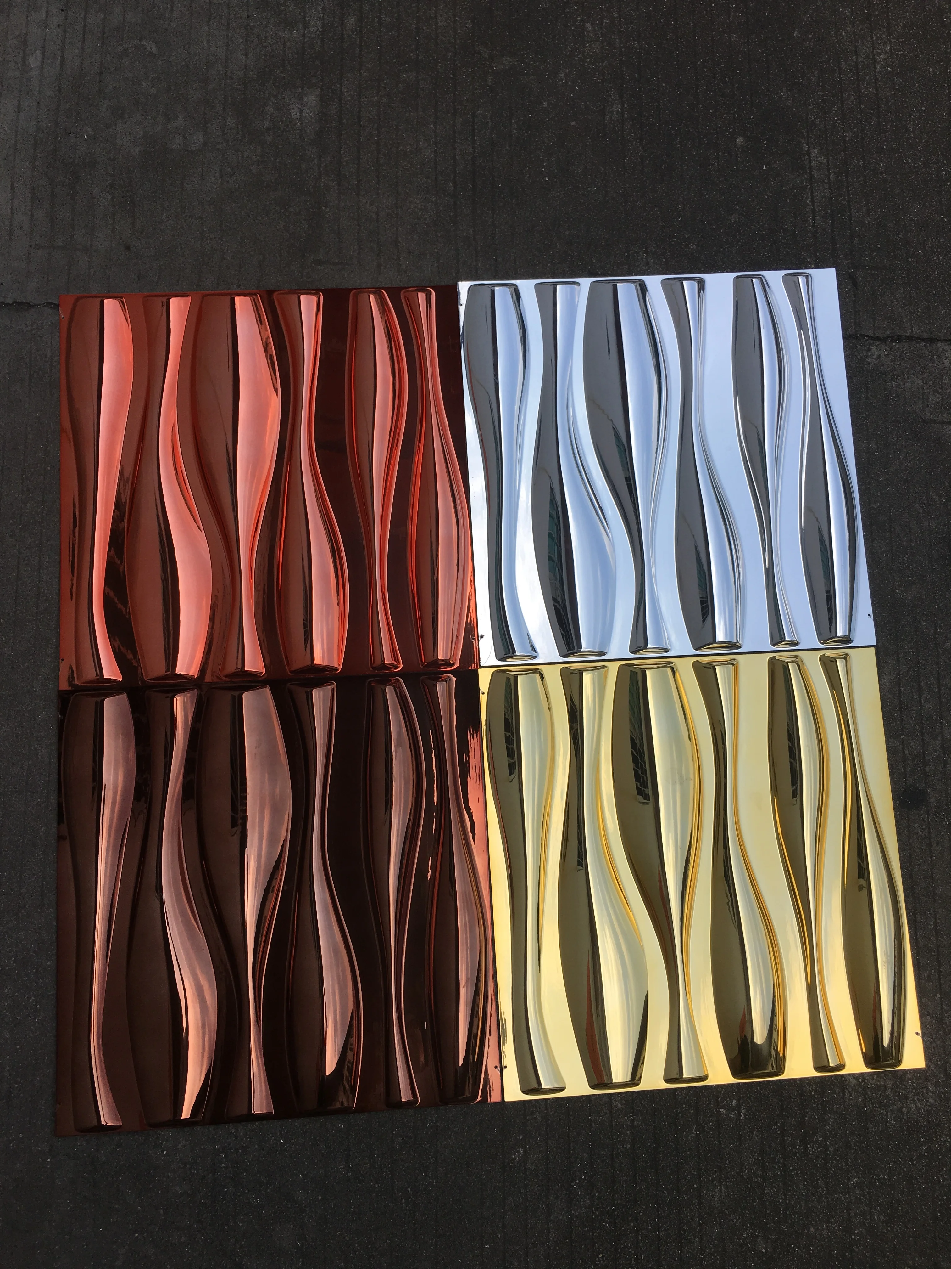 Роскошная блестящая 3D панель Гальваническая цветная настенная 3d ПВХ стеновая для интерьера декоративная