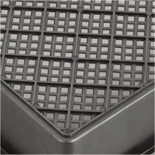factory Wholesale PP Plastic Square mesh flat Trays for plants